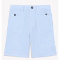 Φορτώστε την εικόνα στον προβολέα γκαλερί, Παιδικό σορτς με ρίγες γαλάζιο
