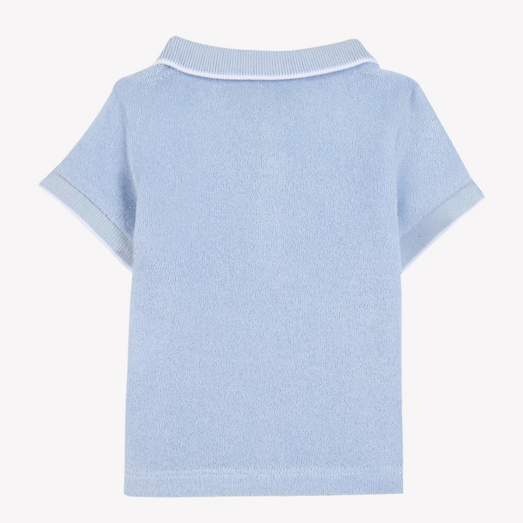 Baby polo shirt Light blue