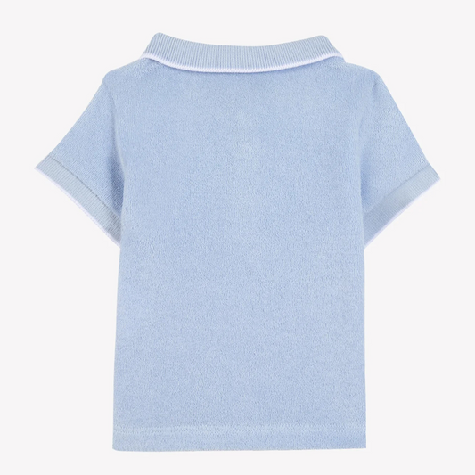 Baby polo shirt Light blue