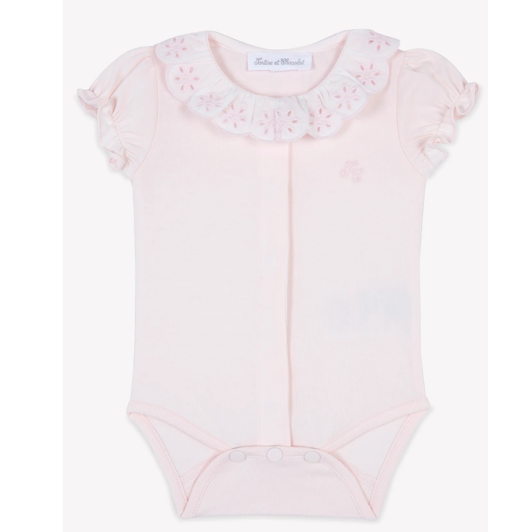 Baby onesie, soft pink