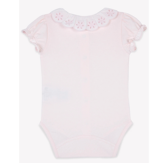 Baby onesie, soft pink