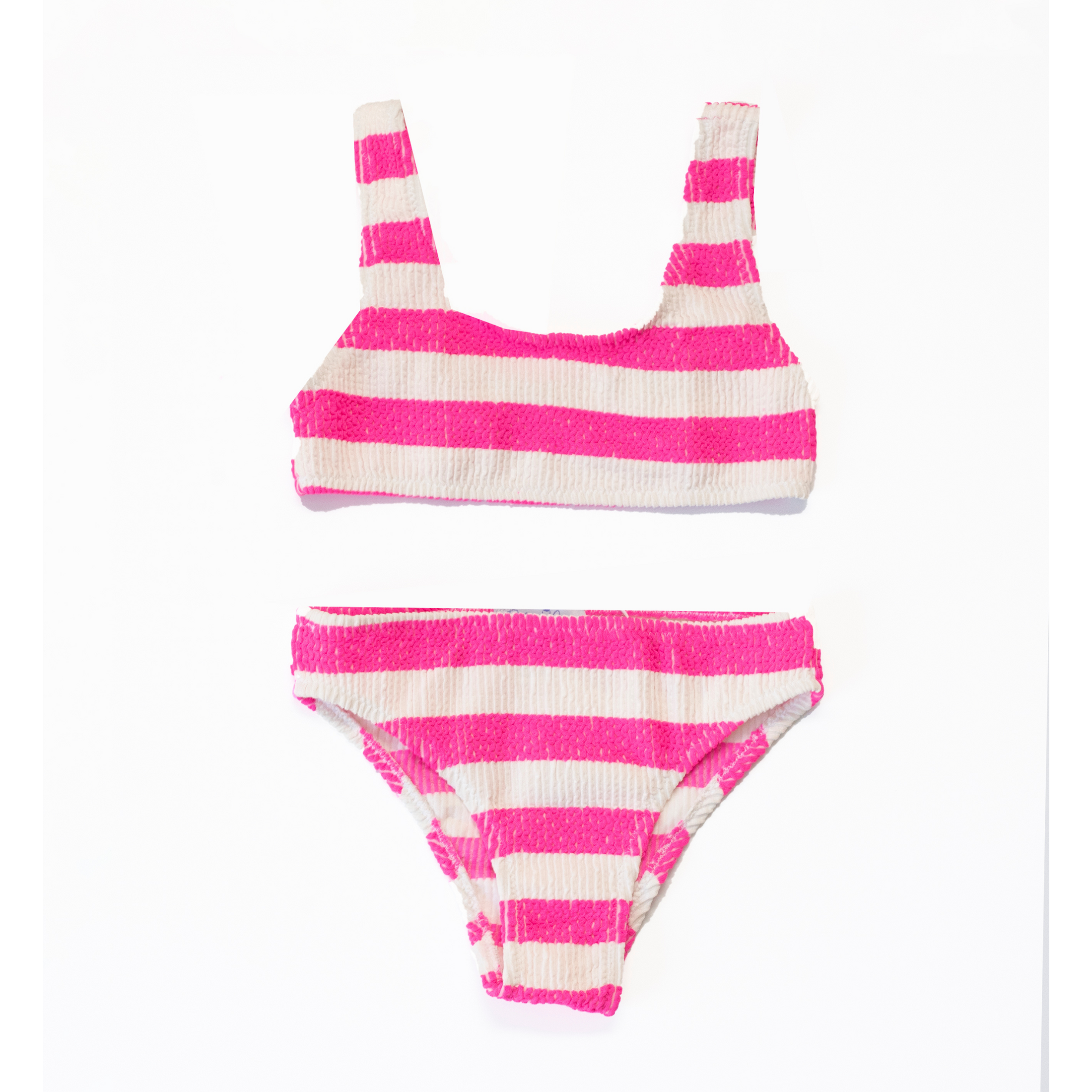 Children's bikini swimsuit sponge stripes