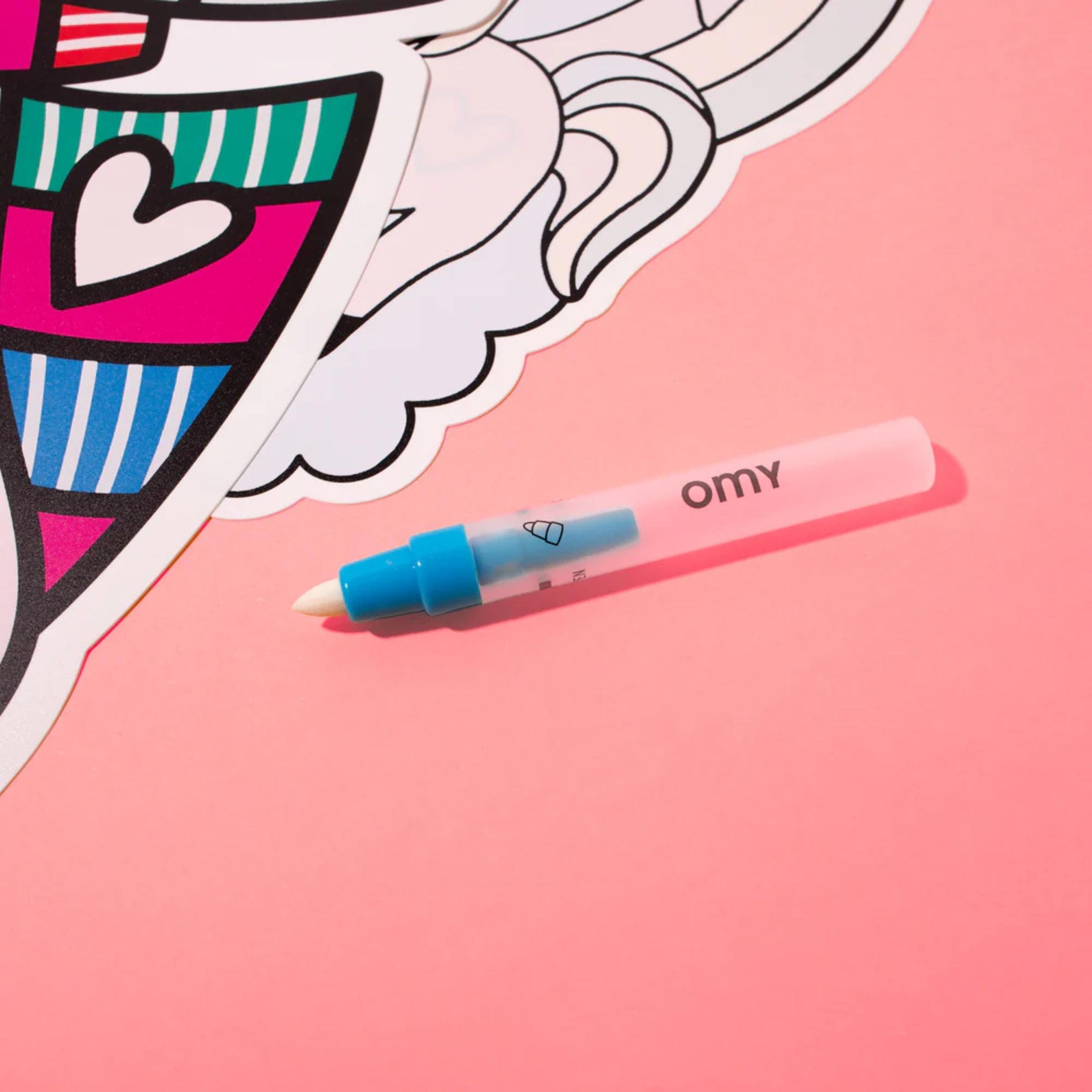 Παιδικό σουπλά ζωγραφικής με νερό Μονόκερος Omy