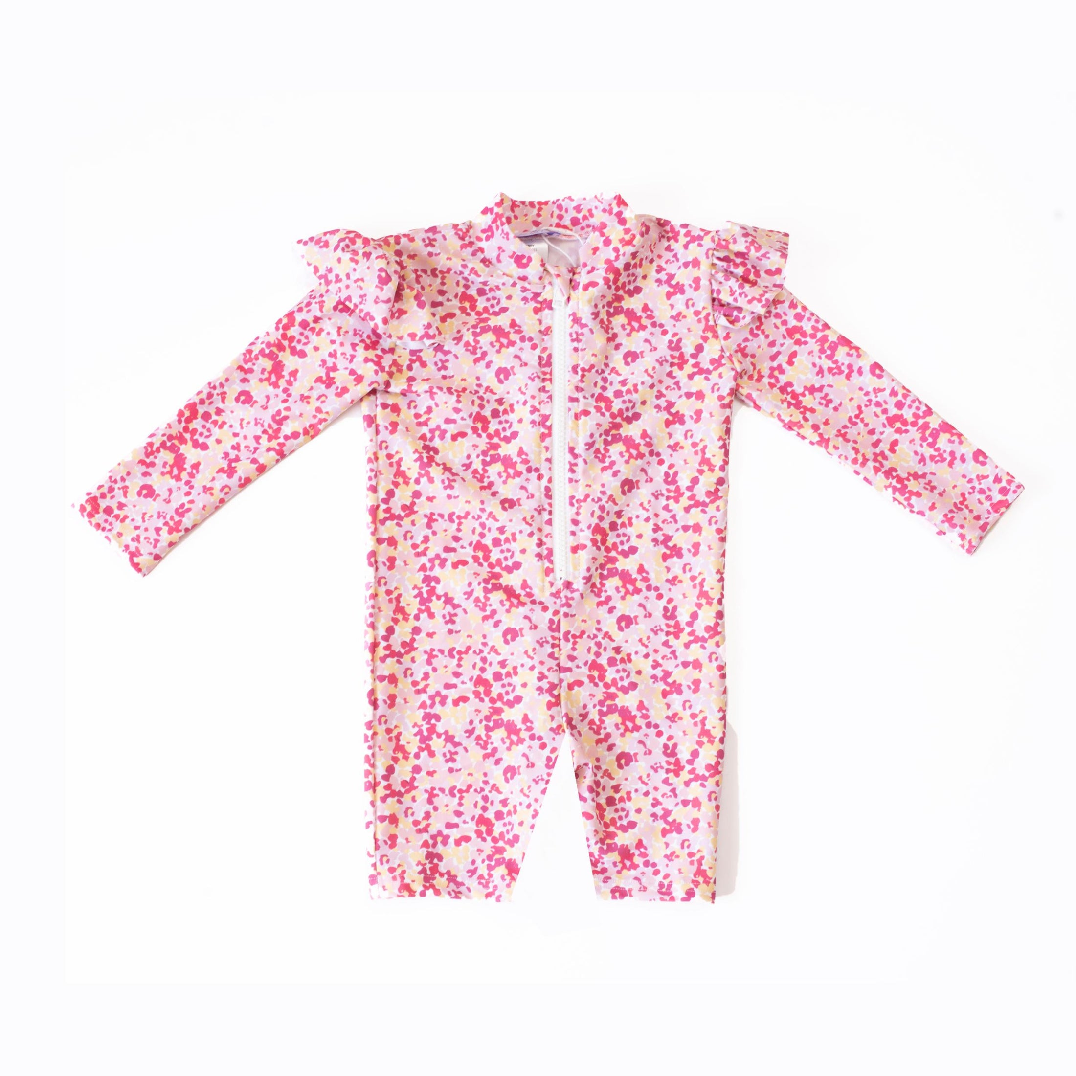 Βρεφικό ολόσωμο μαγιό pink floral Perle D'azur