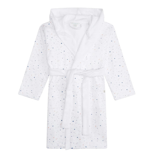 Παιδικό μπουρνούζι Star & Crown Μπλε