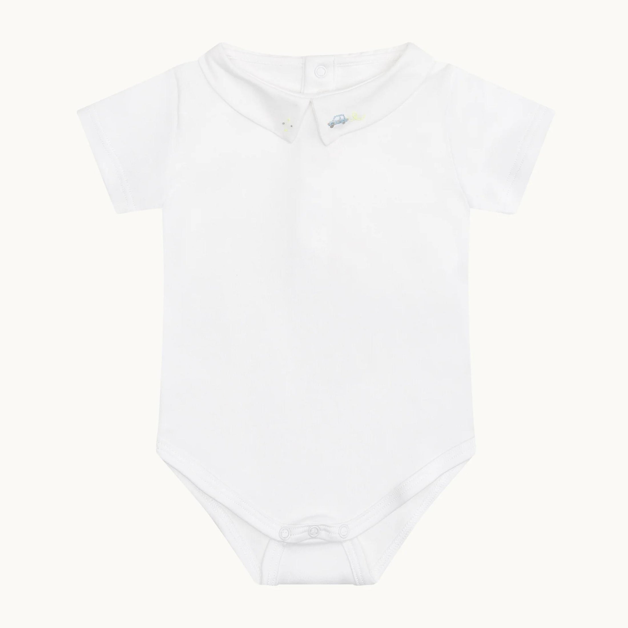 Βρεφικό φορμάκι με κέντημα Αυτοκίνητο