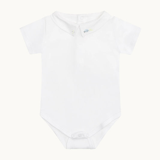 Βρεφικό φορμάκι με κέντημα Αυτοκίνητο