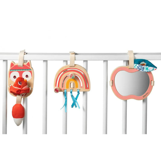 Παιδικό σετ 3 ξύλινων κρεμαστών παιχνιδιών Αλίς