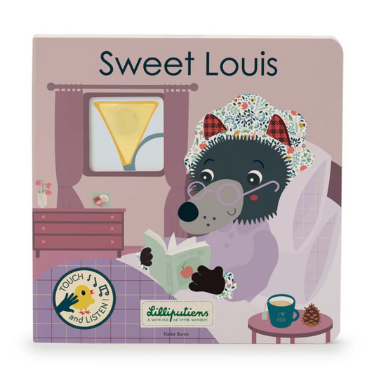 Παιδικό βιβλιαράκι αφής & ήχων Sweet Louis