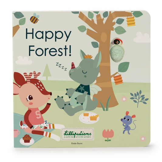 Παιδικό βιβλιαράκι αφής & ήχων Happy Forest
