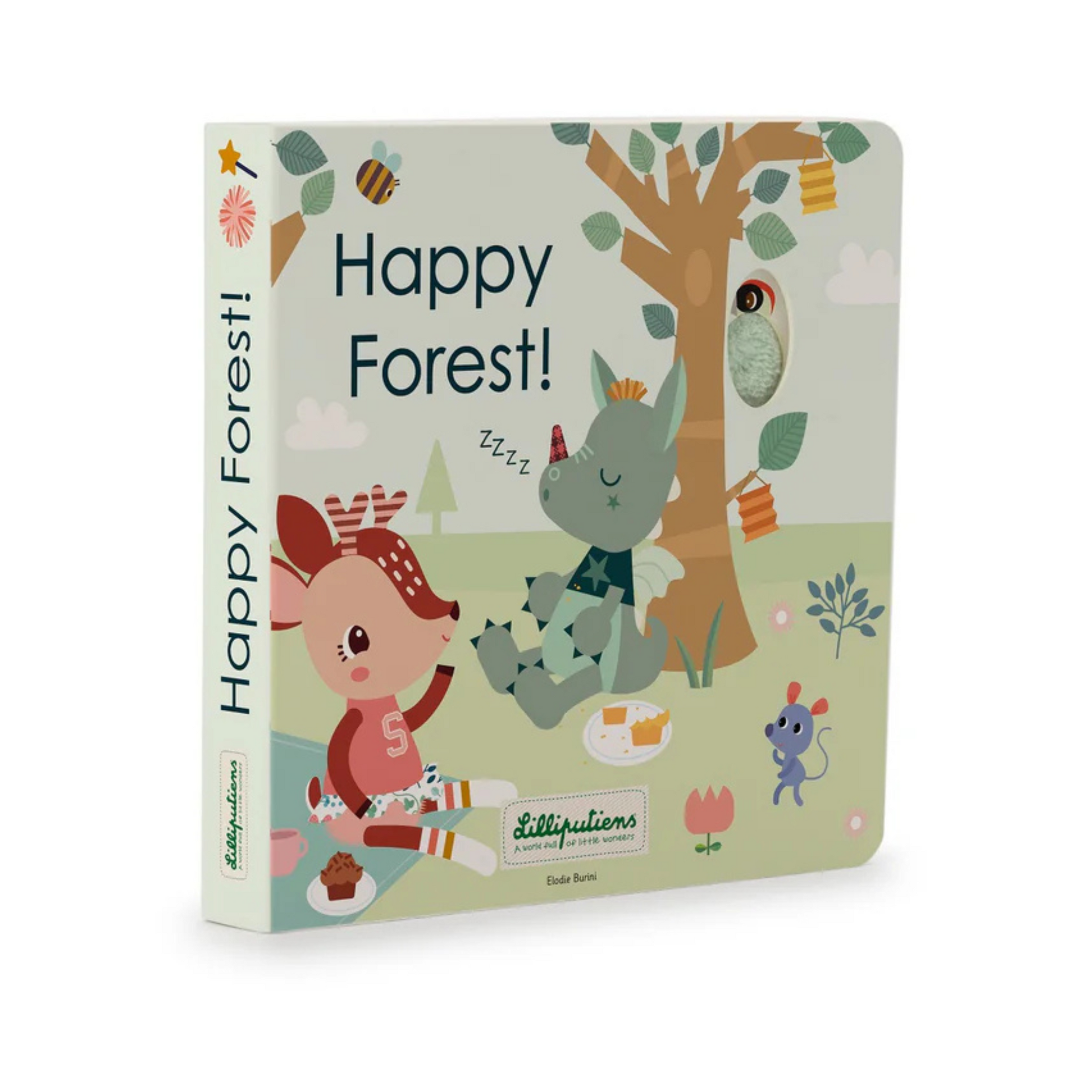 Παιδικό βιβλιαράκι αφής & ήχων Happy Forest