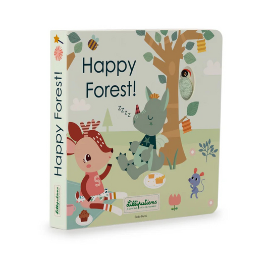 Παιδικό βιβλιαράκι αφής & ήχων Happy Forest