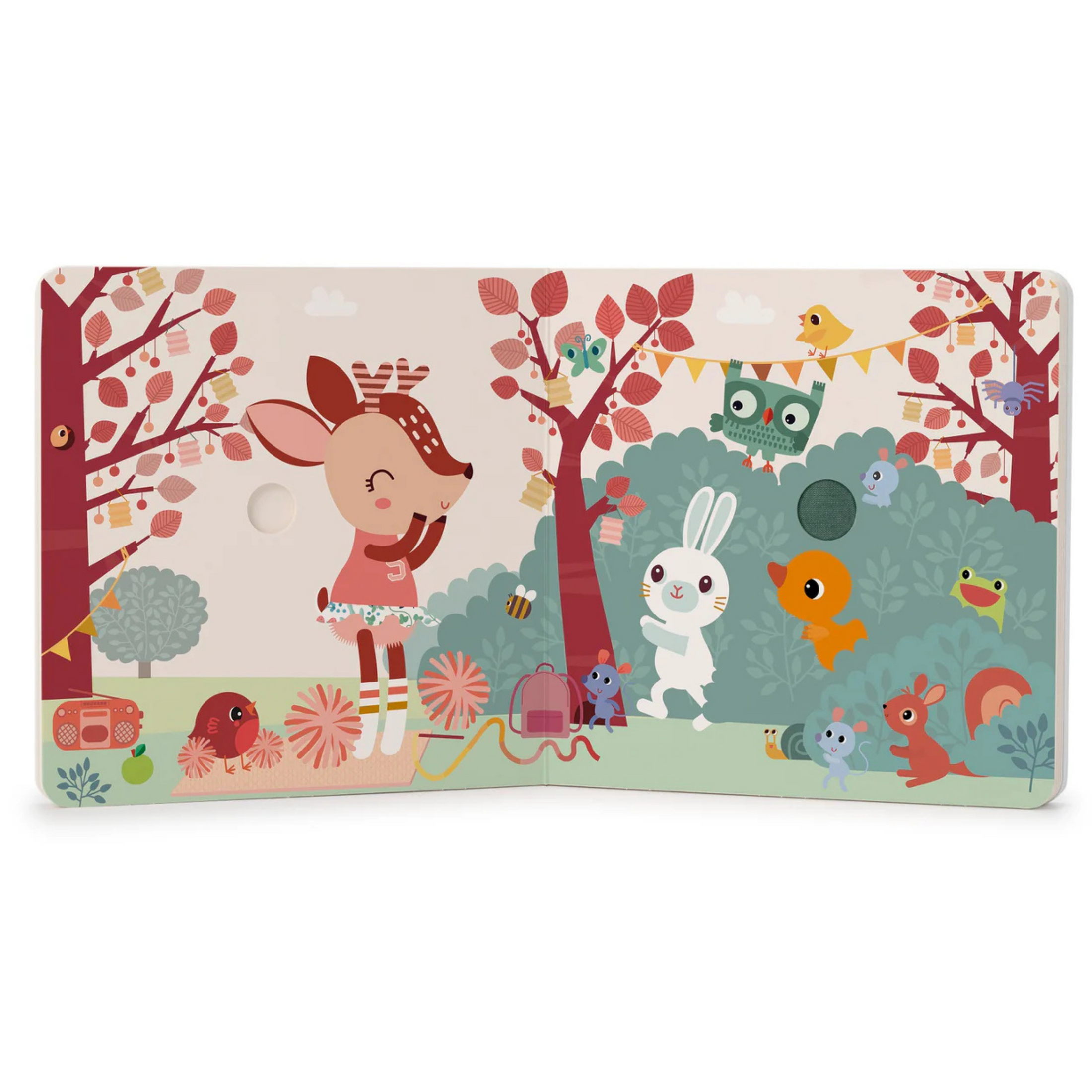 Παιδικό βιβλιαράκι αφής & ήχων Happy Forest