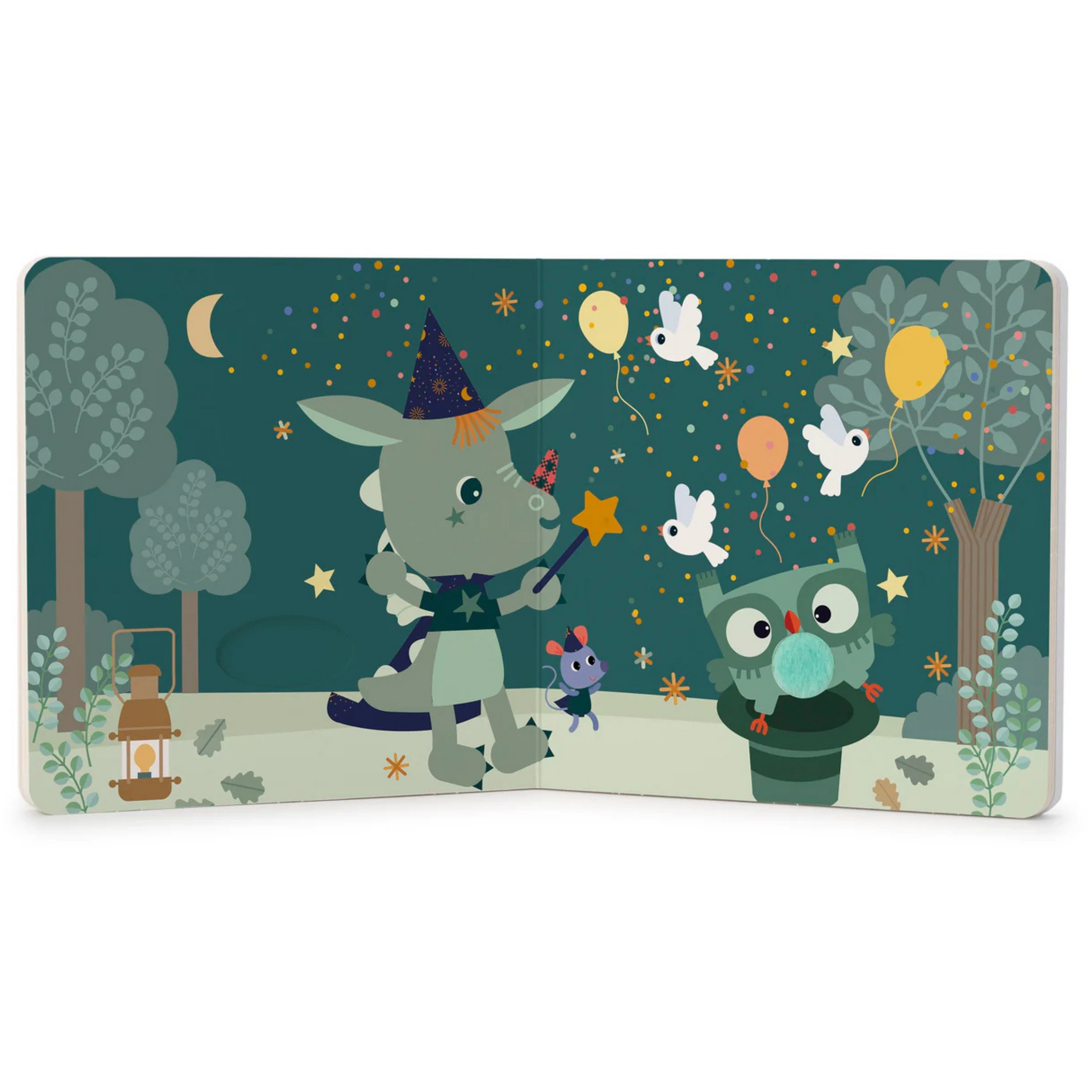 Παιδικό βιβλιαράκι αφής & ήχων Happy Forest