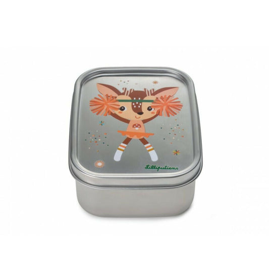 Παιδικό ανοξείδωτο φαγητοδοχείο με ελαστικό ιμάντα Wonder Stella