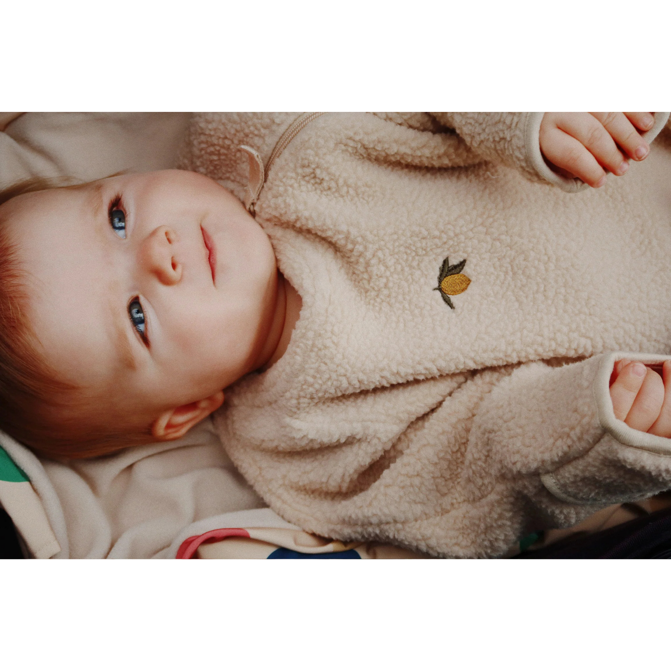 Βρεφικό φορμάκι fleece Lemon