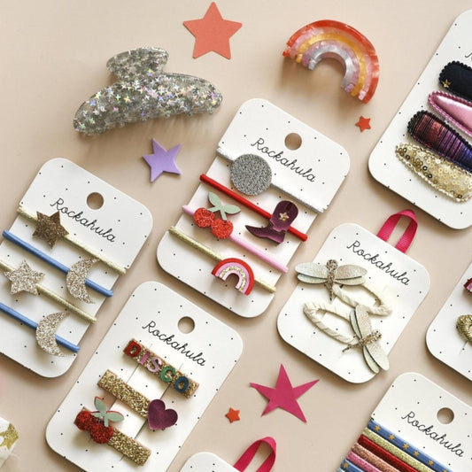 Παιδικά λαστιχάκια μαλλιών Disco Rainbow