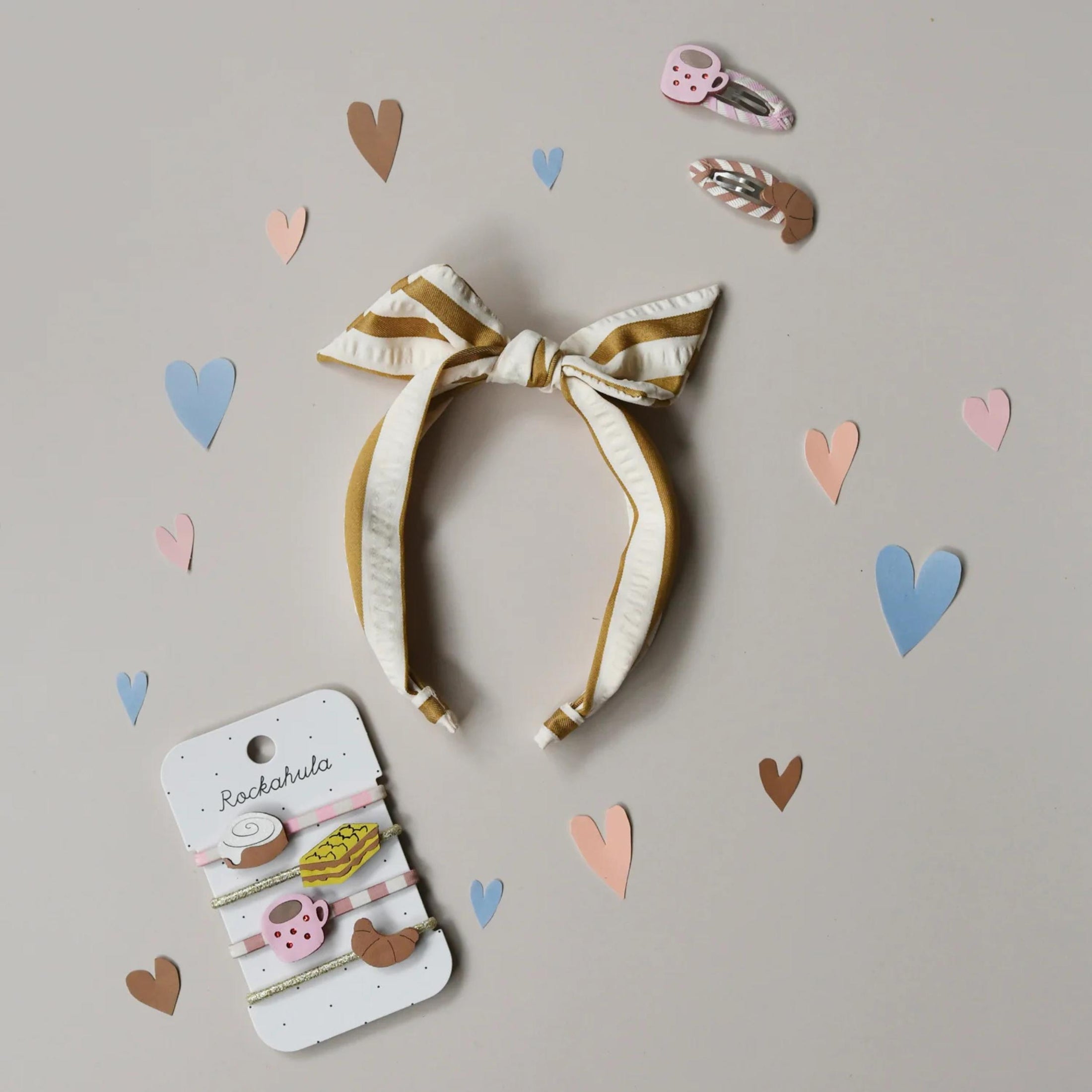 Παιδική στέκα μαλλιών Stripy Tie Rockahula