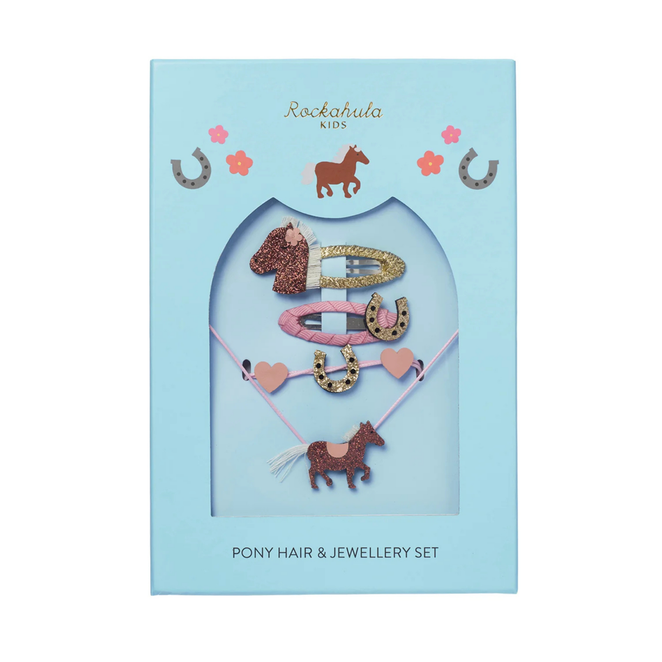 Παιδικό σετ μαλλιών και κοσμημάτων Peggy Pony