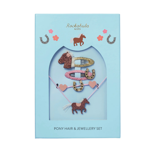 Παιδικό σετ μαλλιών και κοσμημάτων Peggy Pony