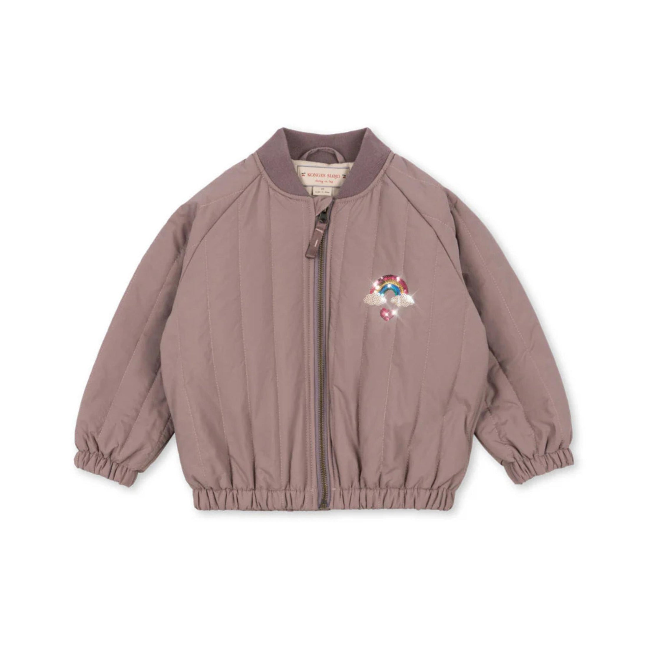 Παιδικό μπουφάν bomber με σχέδιο Ουράνιο Τόξο