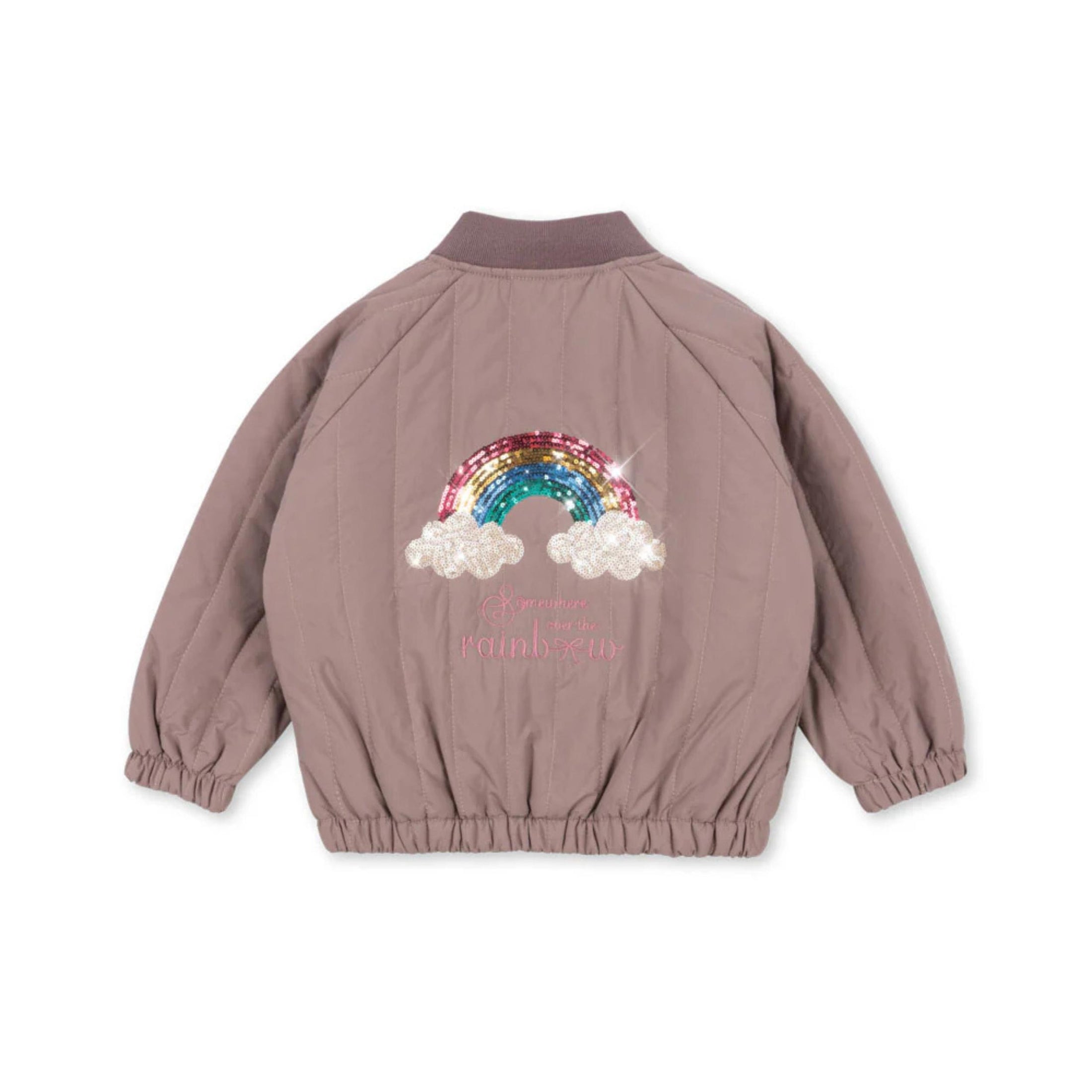Παιδικό μπουφάν bomber με σχέδιο Ουράνιο Τόξο