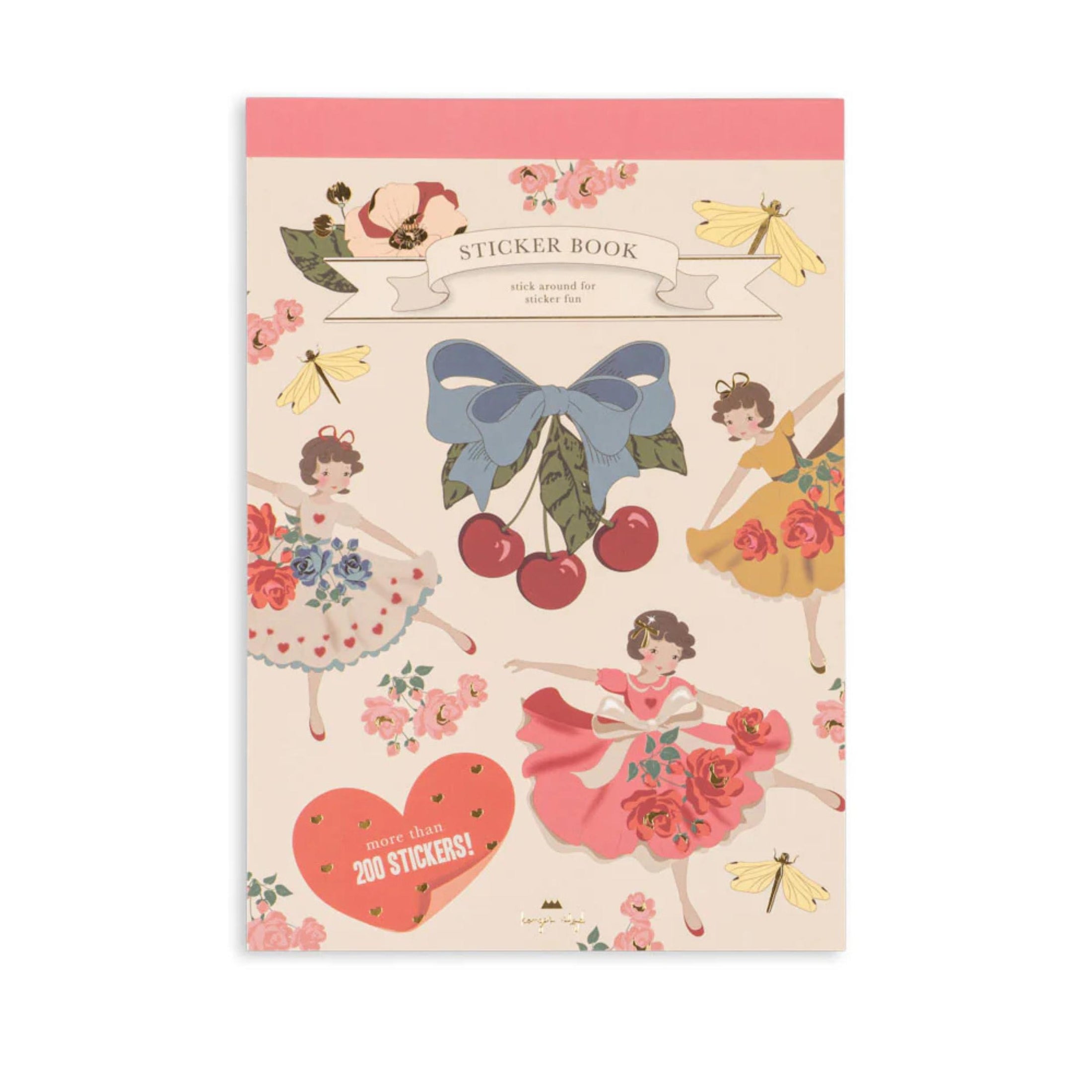 Παιδικά αυτοκόλλητα sticker book Pink