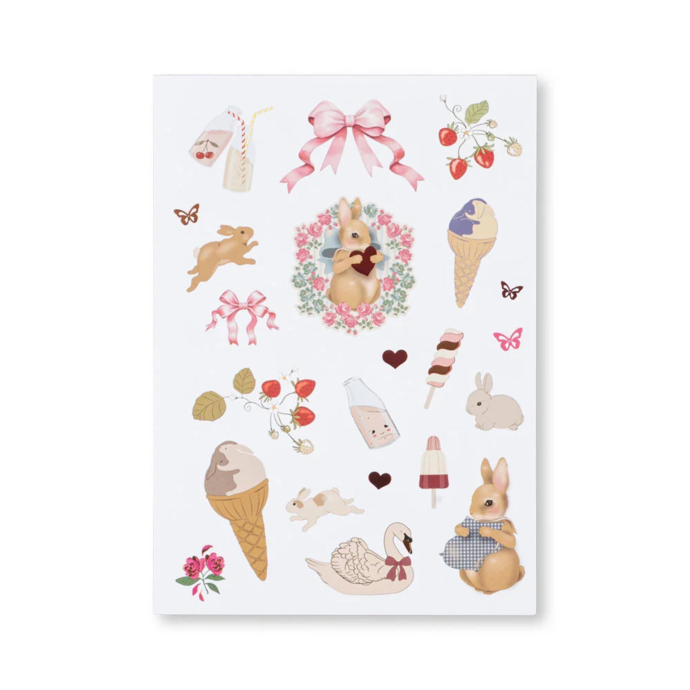 Παιδικά αυτοκόλλητα sticker book Pink