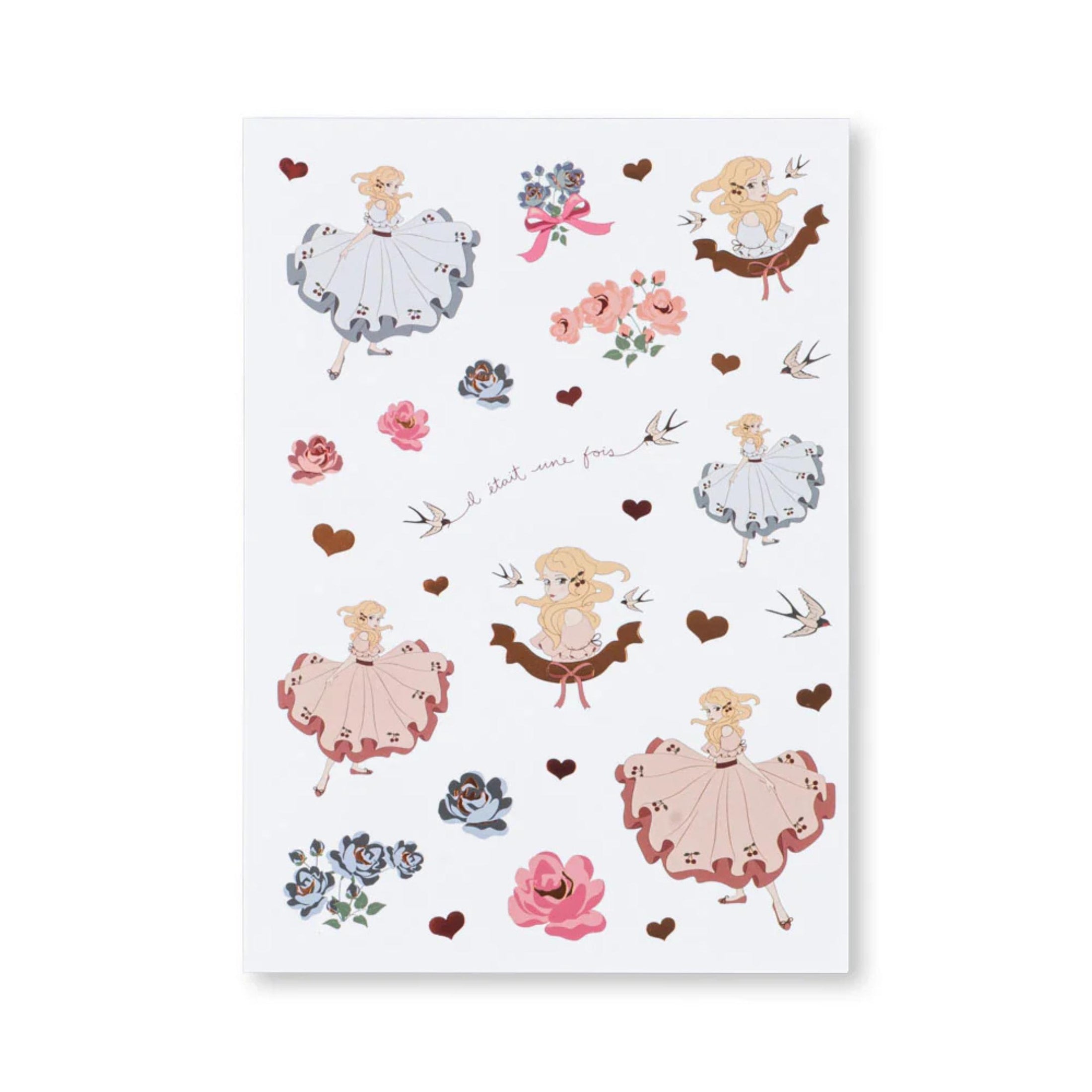 Παιδικά αυτοκόλλητα sticker book Pink