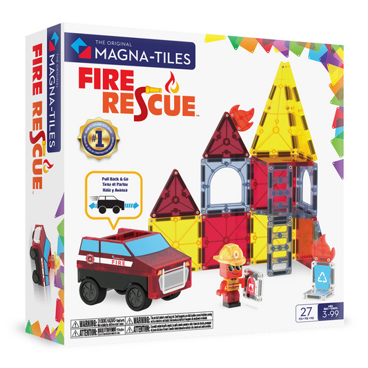 Μαγνητικό παιχνίδι Fire Rescue 27 κομμάτια σετ