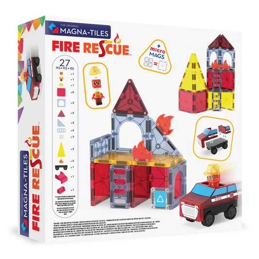 Μαγνητικό παιχνίδι Fire Rescue 27 κομμάτια σετ