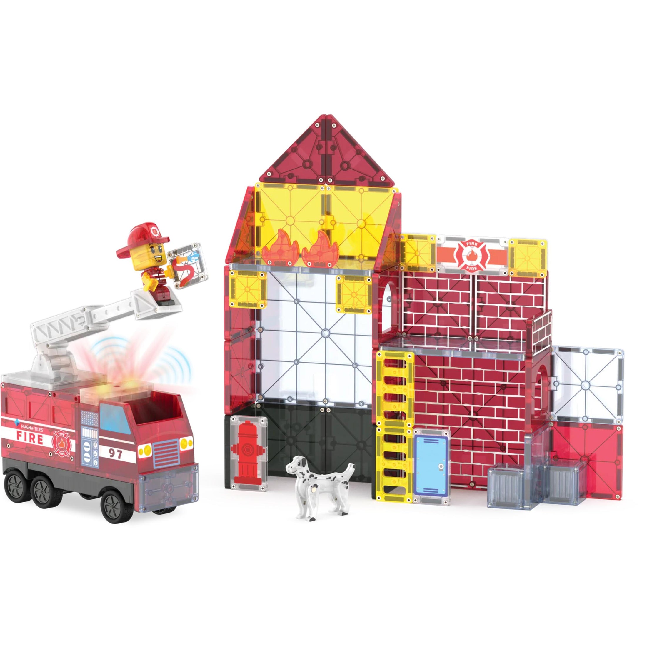 Μαγνητικό παιχνίδι Fire Station 50 κομμάτια σετ