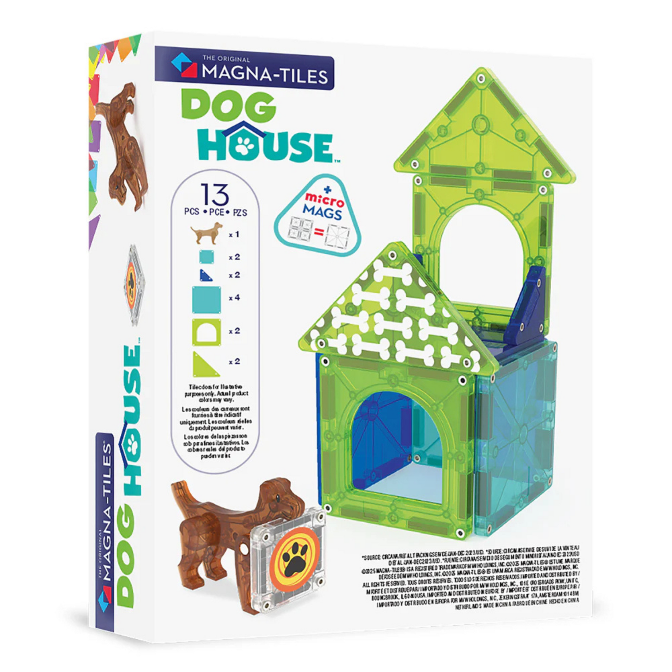Μαγνητικό παιχνίδι Dog House 13 κομμάτια σετ