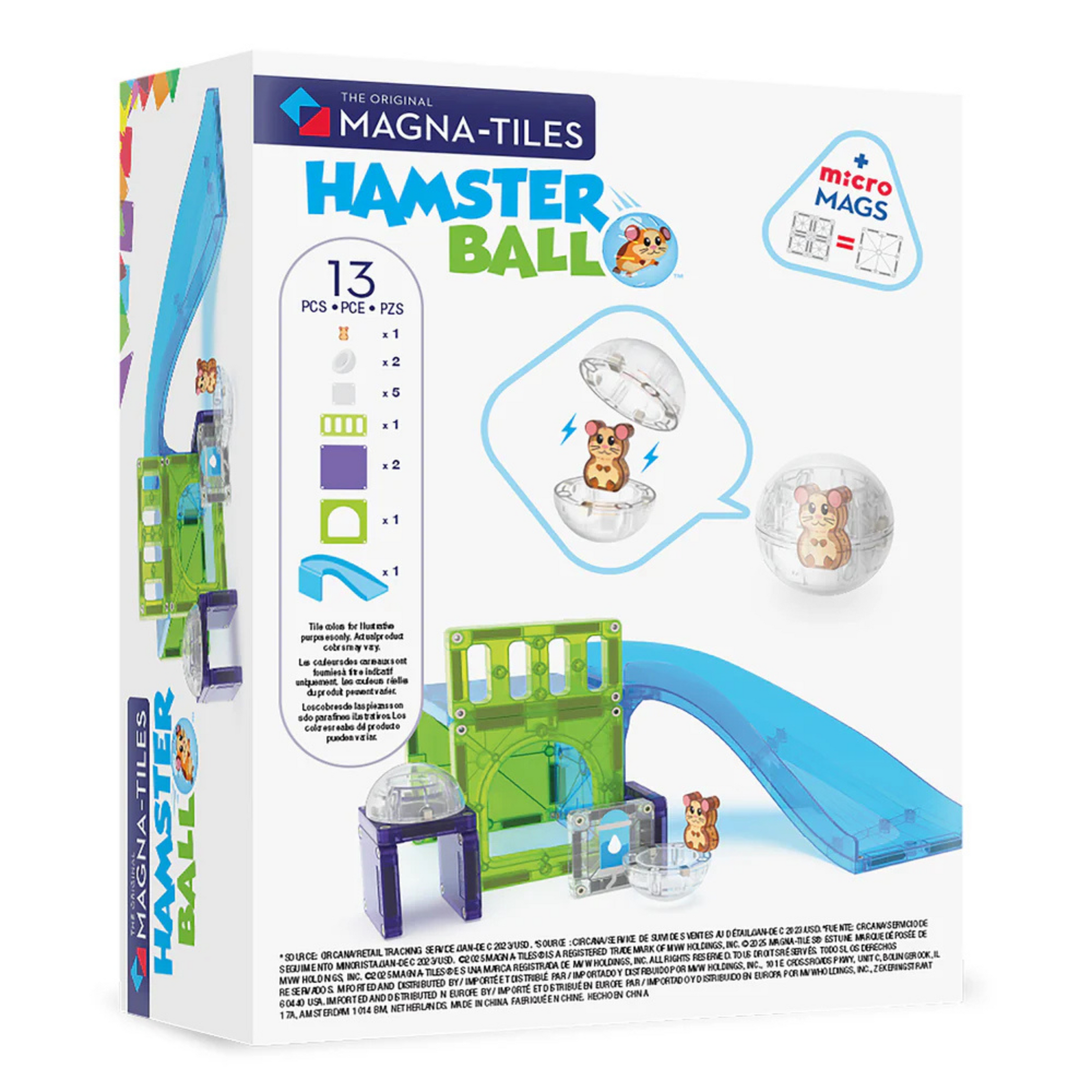 Μαγνητικό παιχνίδι Hamster Ball 13 κομμάτια σετ