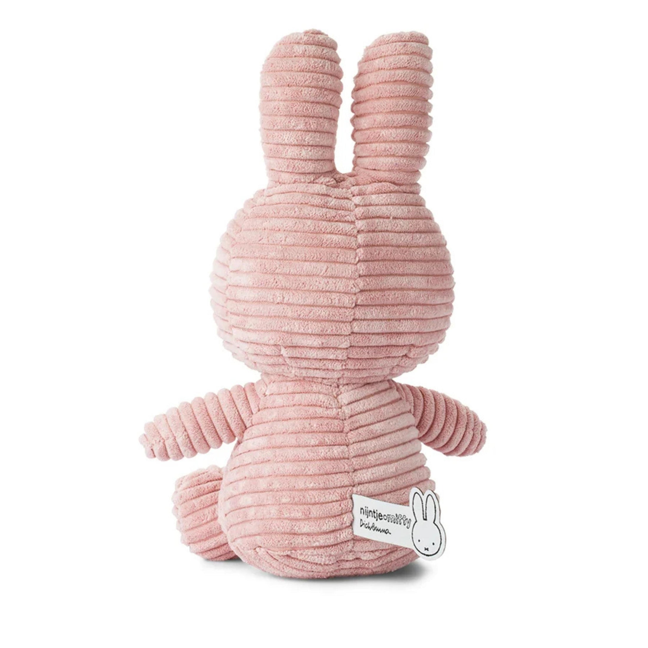 Παιδικό υφασμάτινο κουκλάκι Miffy κοτλέ ροζ οικολογικό Bon Ton