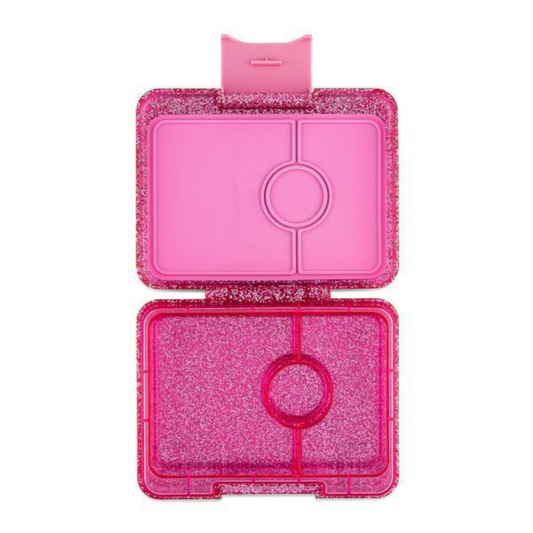 Παιδικό Φαγητοδοχείο με 3 χωρίσματα Sparkle Pink