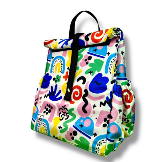 Παιδική τσάντα φαγητού POP με μαύρα χερούλια