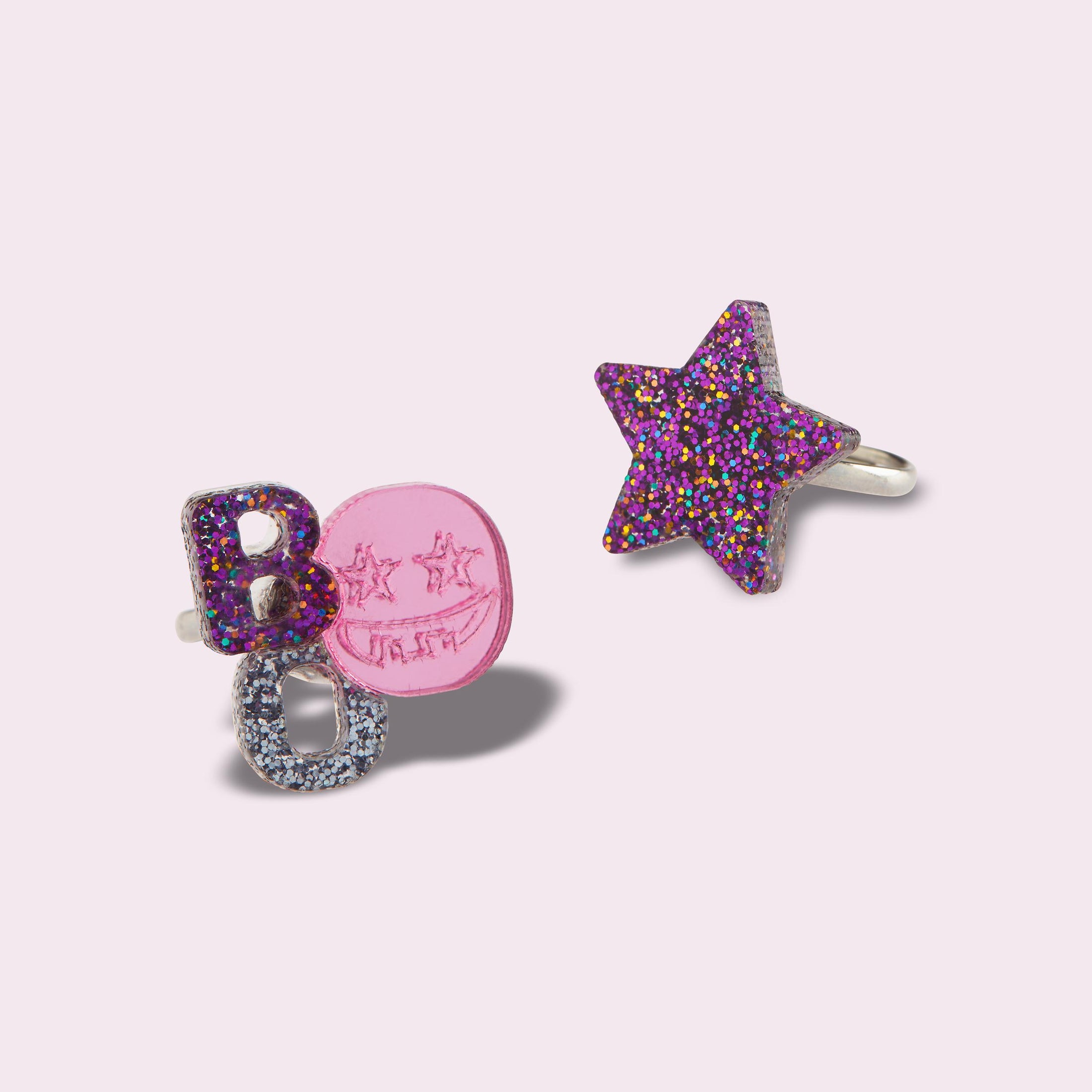 Παιδικό σετ 2 δαχτυλίδια Boo και Αστέρι