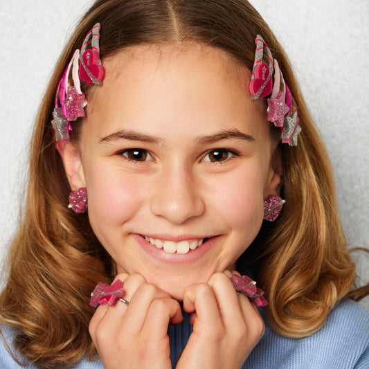 Παιδικά κλιπ μαλλιών Planet Heart