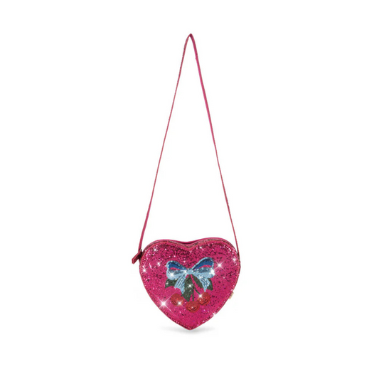 Παιδική τσάντα με γκλίτερ Heart Bow