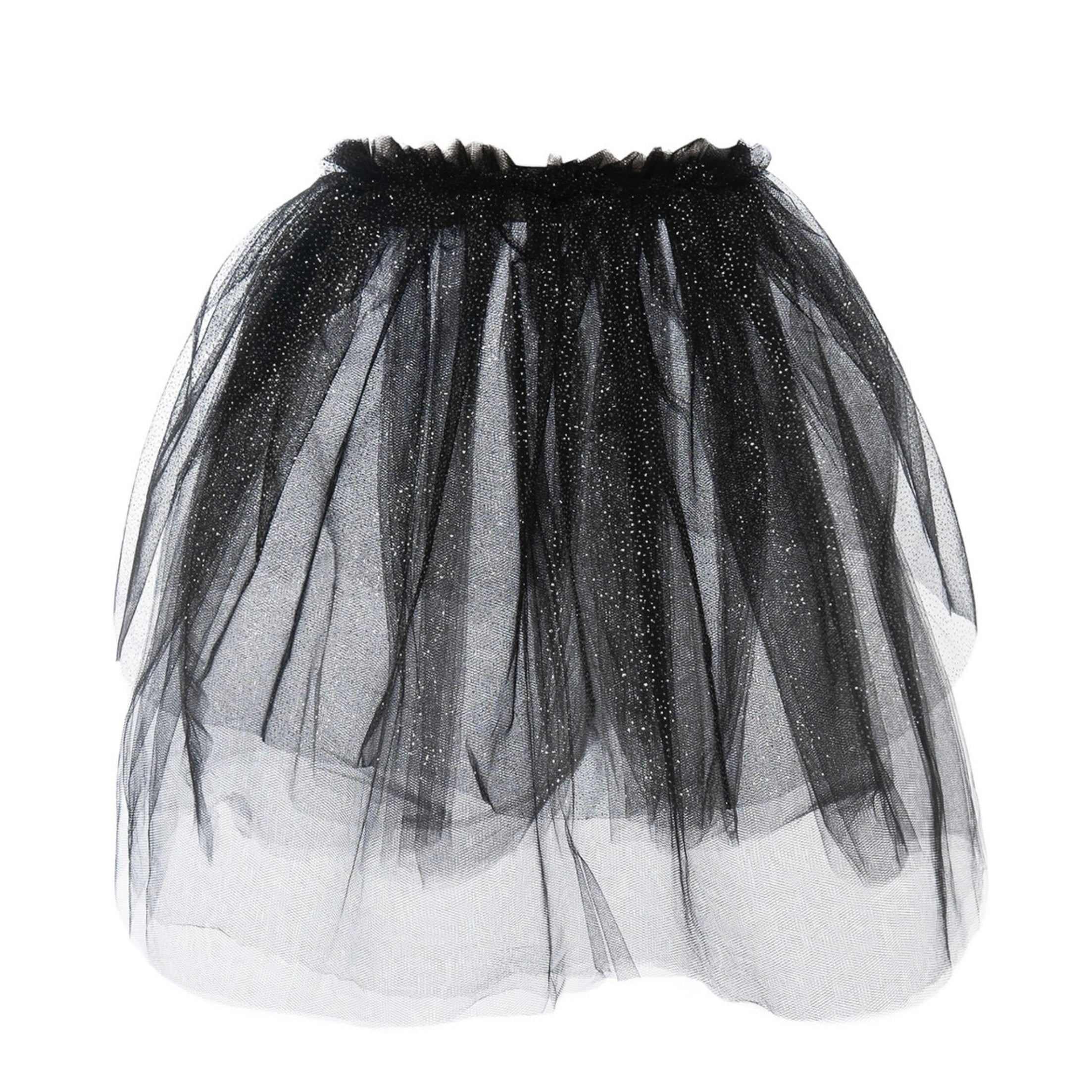 Παιδική φούστα μαύρη με γκλίτερ