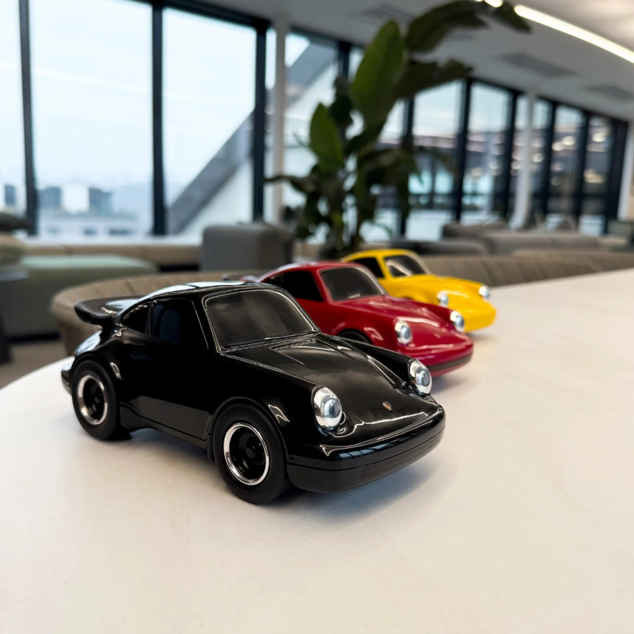 Παιδικό παιχνίδι αγωνιστικό αυτοκίνητο Porsche κίτρινο