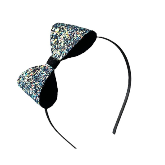 Παιδική στέκα μαλλιών γκλίτερ Φιόγκος