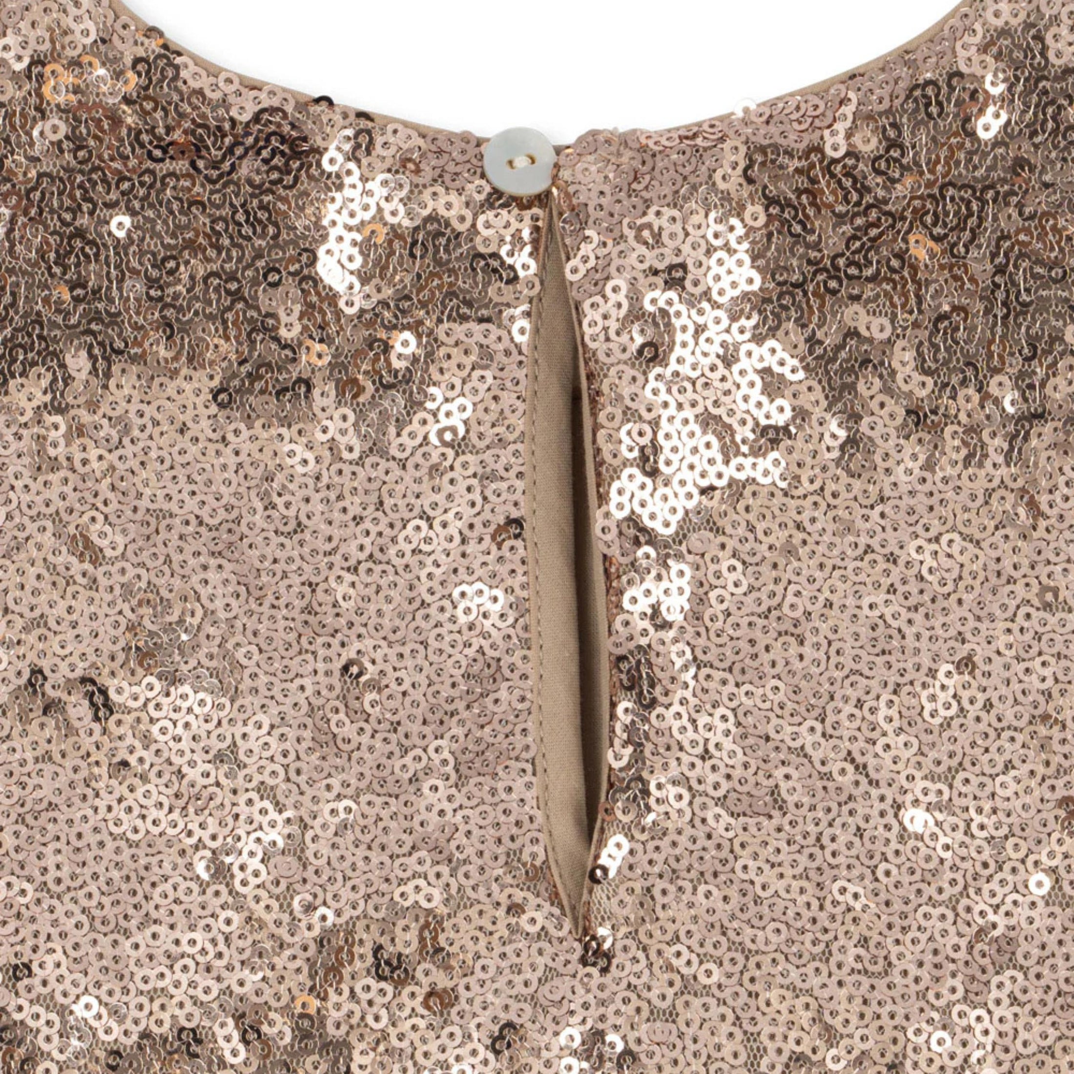 Παιδικό φόρεμα με παγιέτα Rosie Smoke gray