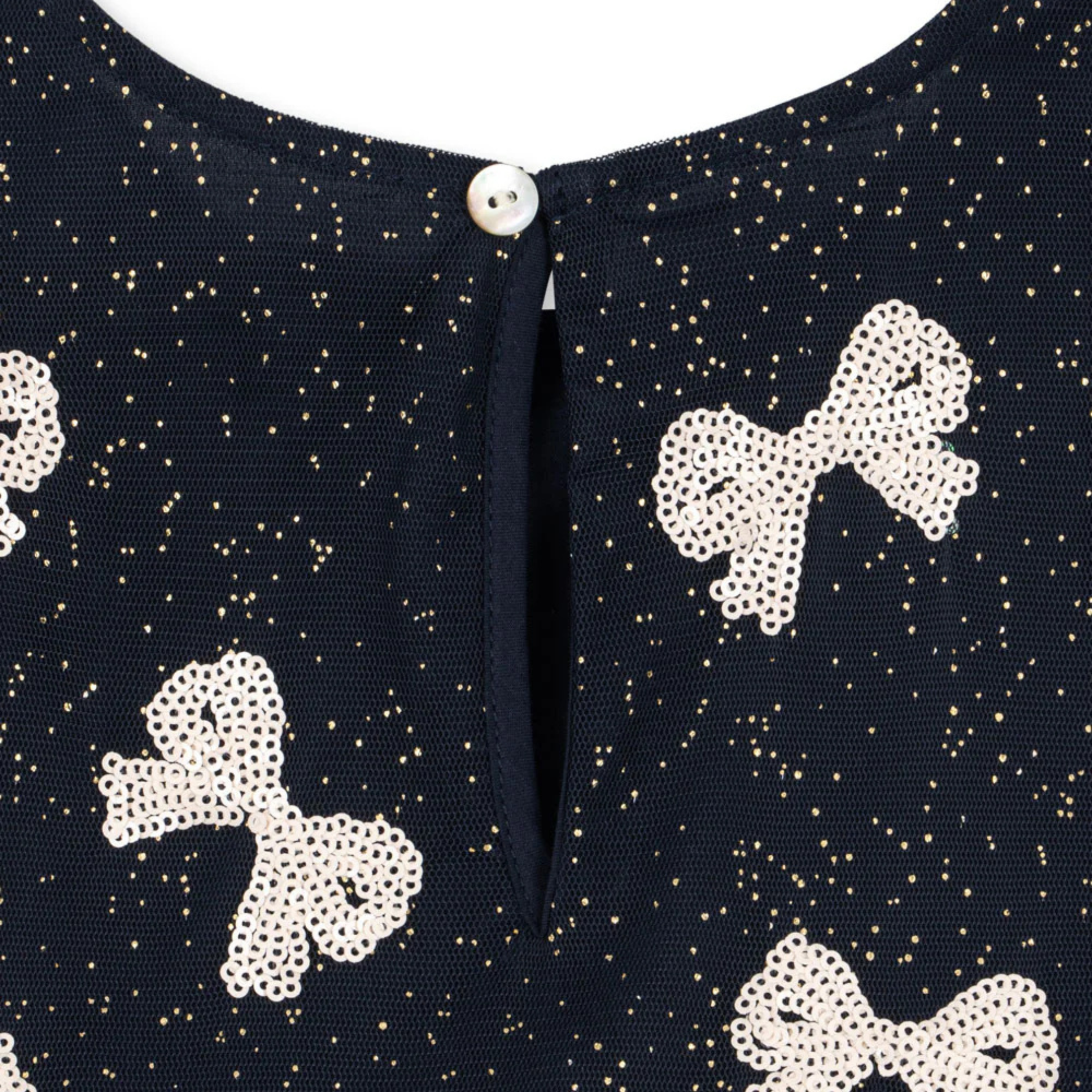 Παιδικό φόρεμα Yvonne με φιόγκους Night Sky