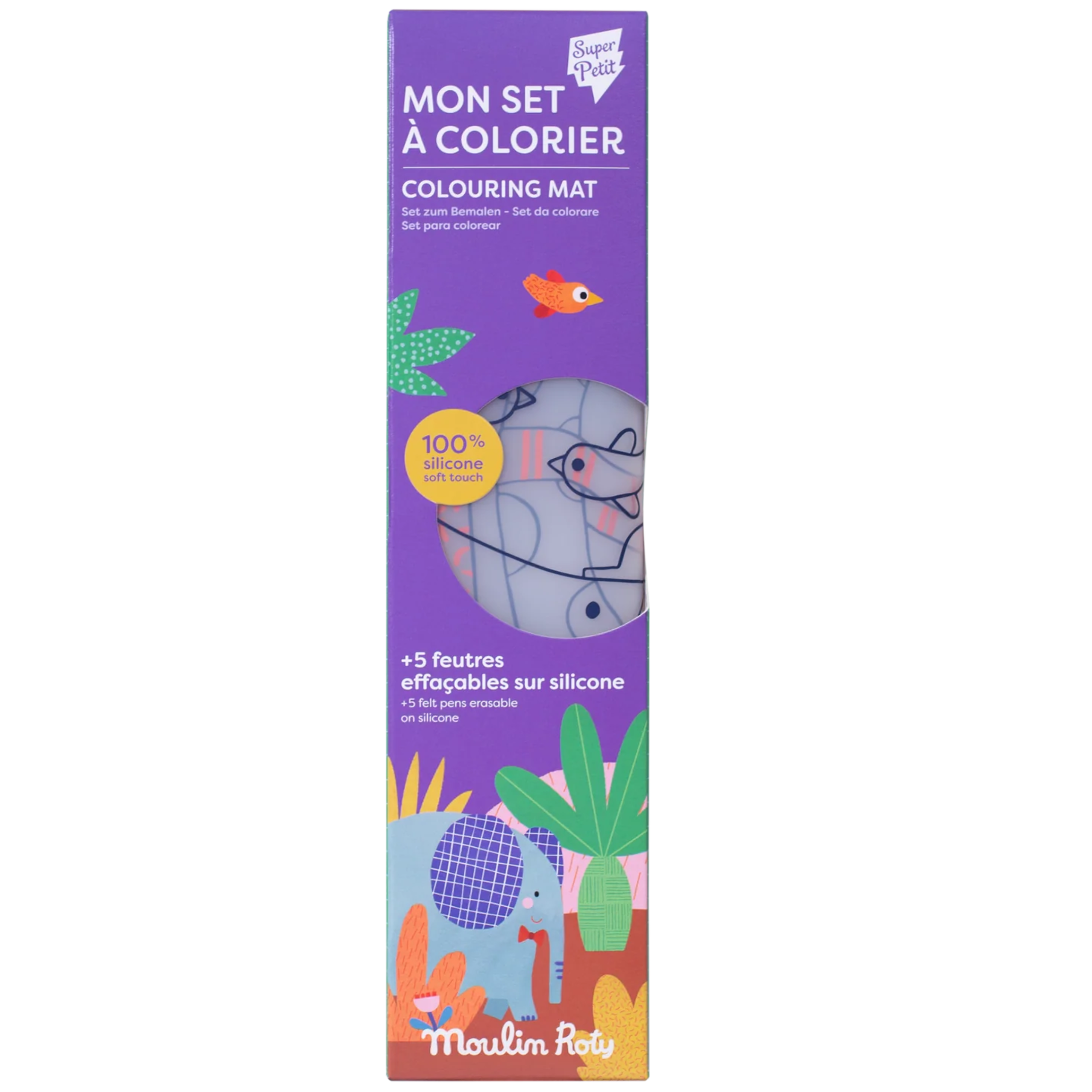 Παιδικό σουπλά σιλικόνης για ζωγραφική  Les Toupitis