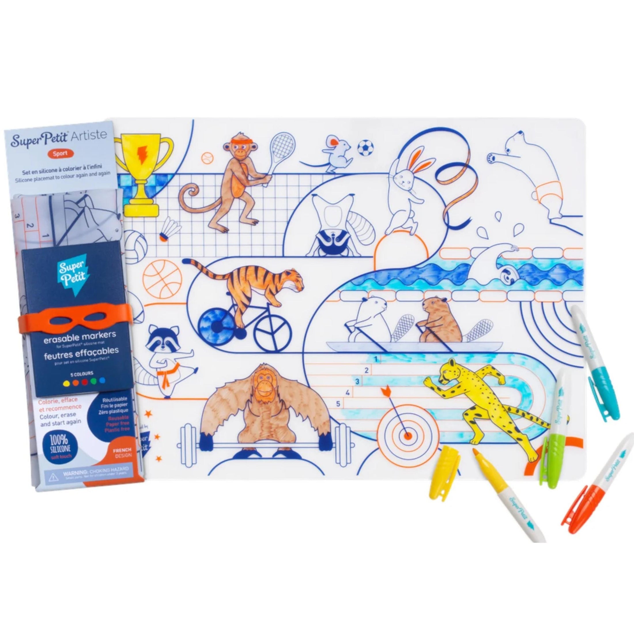 Παιδικό σουπλά σιλικόνης για ζωγραφική Ολυμπιακά Αθλήματα