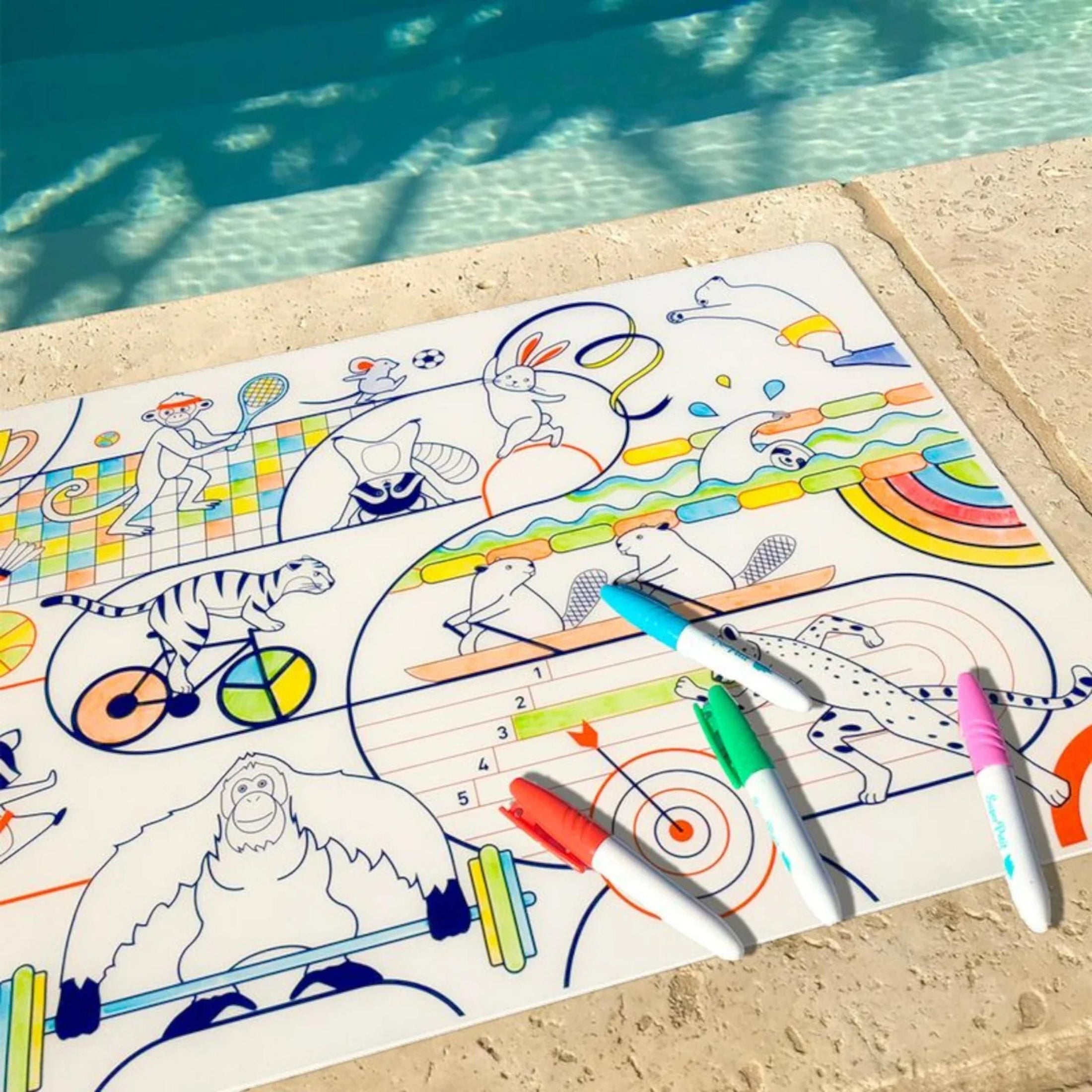 Παιδικό σουπλά σιλικόνης για ζωγραφική Ολυμπιακά Αθλήματα