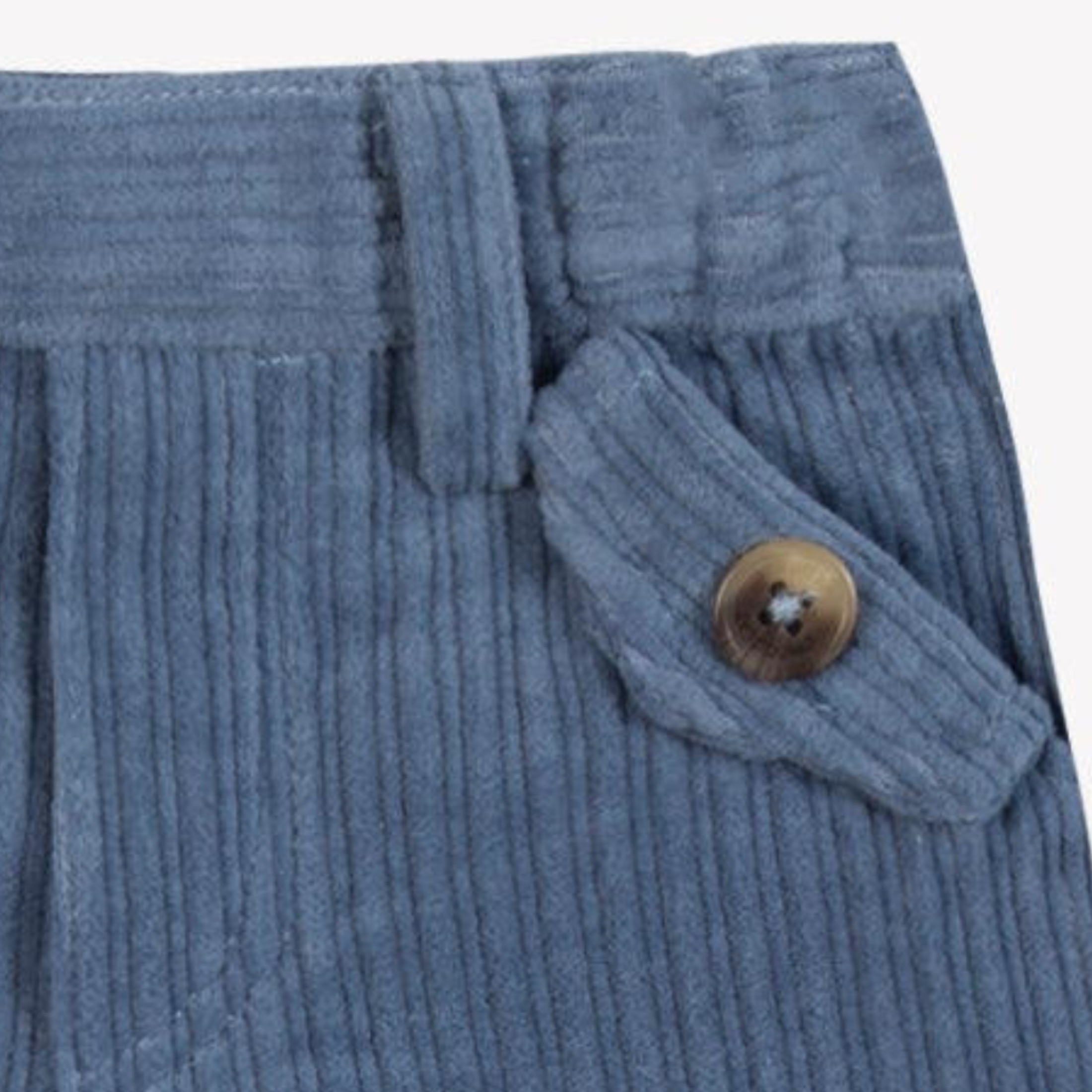 Βρεφικό παντελόνι κοτλέ Grey blue