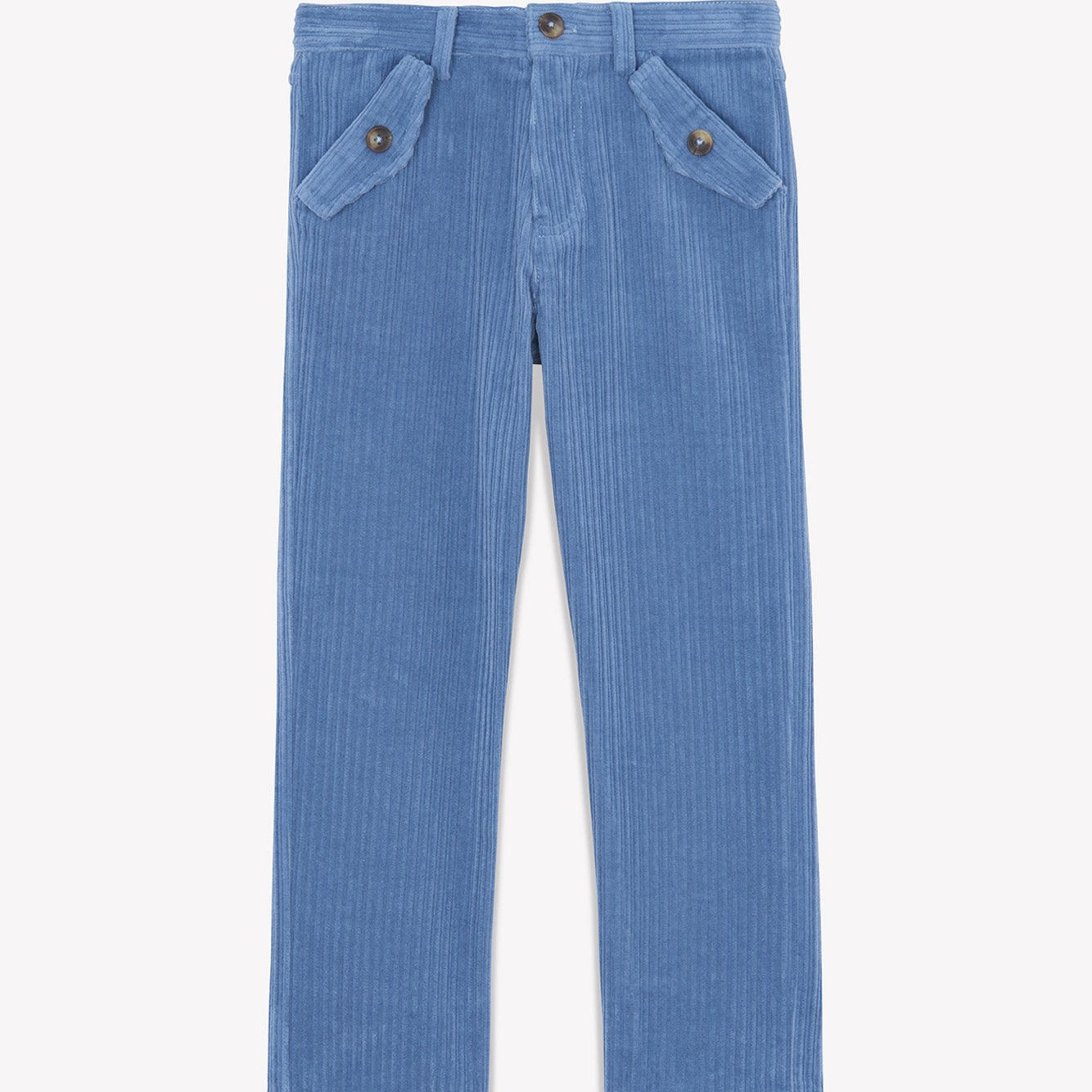 Παιδικό παντελόνι κοτλέ Grey blue